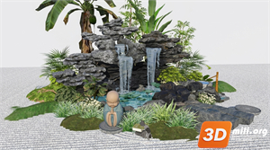Rockery Skp Files